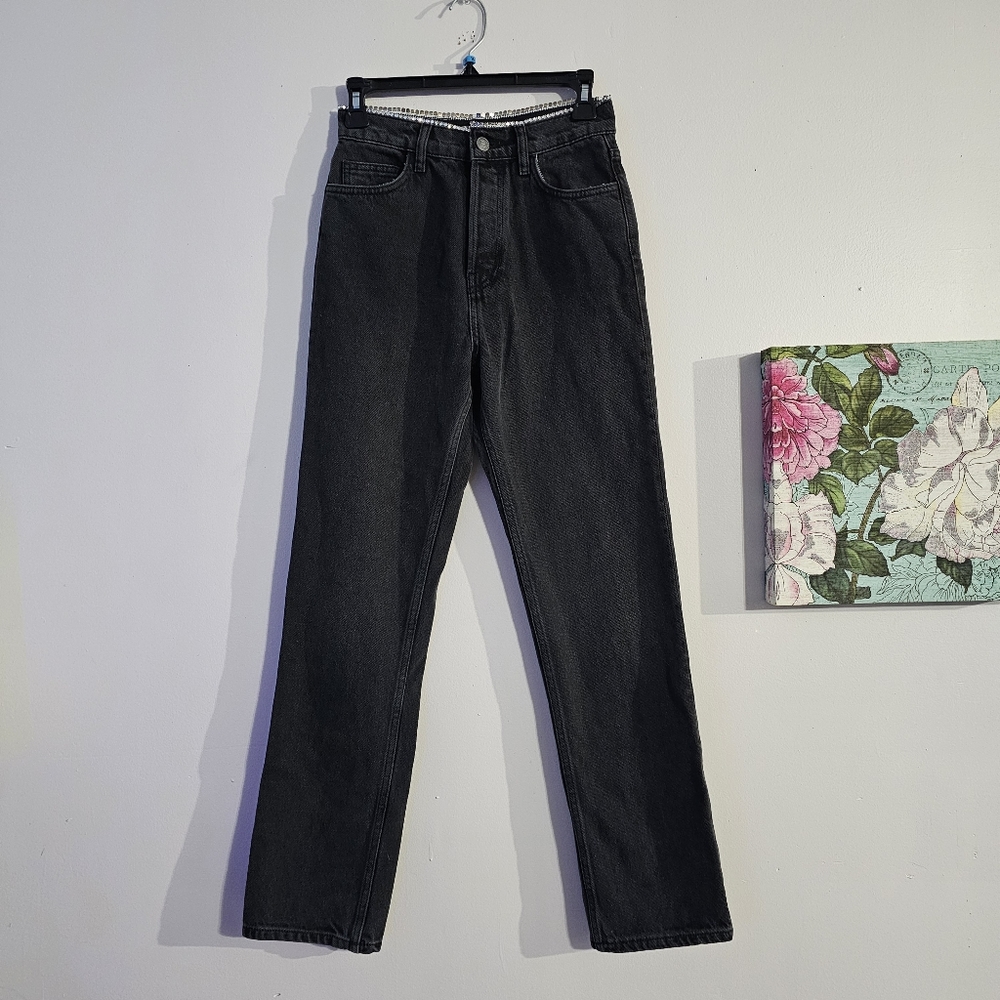 REFORMATION EUC Stardust High Rise Straight Jeans in Ventura Size 25